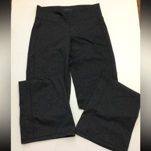 Athleta Pants Charcoal Black Workout Yoga Activewear Boot Cut pull on Size ST